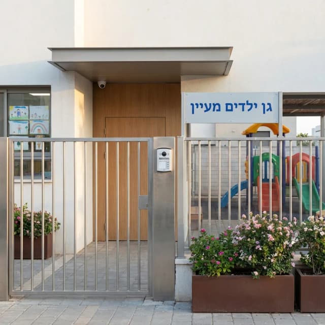 עיניים שומרות: אבטחה לגן ילדים בעומר - פרויקט קשור